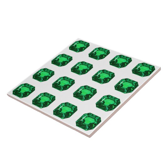 Green Pattern Emerald Fliese (Seite)