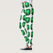 Green Pattern Emerald Leggings (Links)