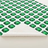 Green Pattern Emerald Sherpadecke (3/4)