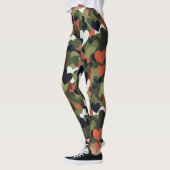 Green Pattern Heart Camouflage Leggings (Links)