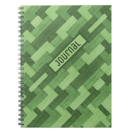 Green Pattern Prayer Journal Notizblock