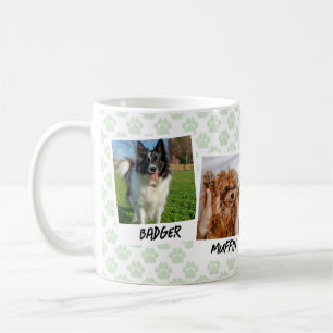 Green Paws 4 Hund Snapshots Foto Vorlage Kaffeetasse