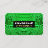 Green PCB Circuit Board (Electronics Engineer) Visitenkarte (Vorderseite)