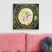 Green Peace 1 Leinwand gepackter Print (Insitu (Wohnzimmer))