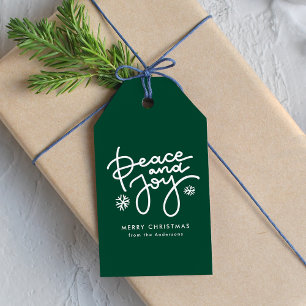 Green Peace and Joliday Geschenkanhänger