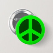 Green Peace Sign Button (Vorne & Hinten)