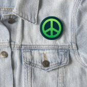 Green Peace Sign Button (Beispiel)