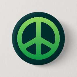 Green Peace Sign Button