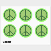 Green Peace Sticker (Blatt)