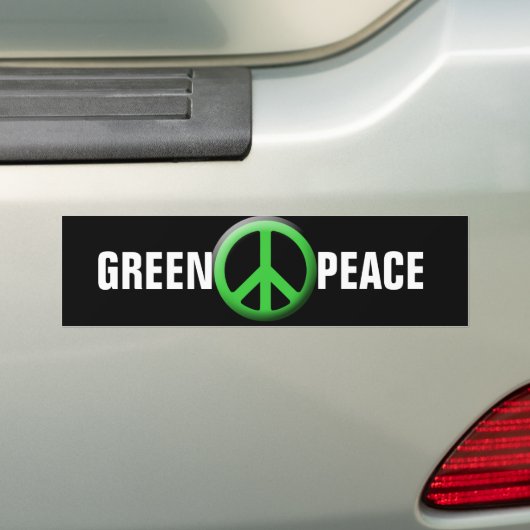 Green Peace Symbol Autoaufkleber (Auf Auto)