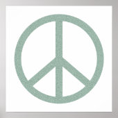 Green Peace Symbol Poster (Vorne)