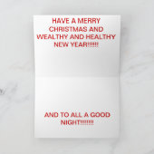 Green Peace Weihnachtskarte Feiertagskarte (Innenseite)