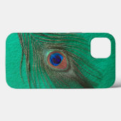 Green Peacock Feather Case-Mate iPhone Hülle (Rückseite (Horizontal))
