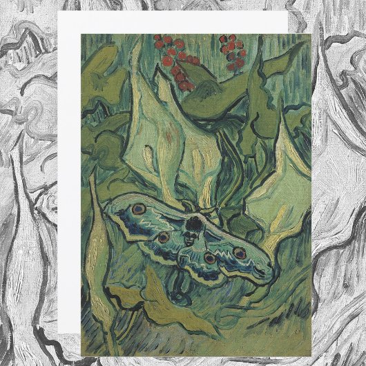 Green Peacock (Kaiser) Moth von Vincent van Gogh Einladung