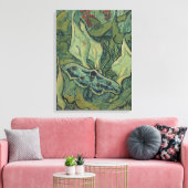 Green Peacock (Kaiser) Moth von Vincent van Gogh Leinwanddruck (Insitu (Wohnzimmer))