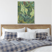 Green Peacock (Kaiser) Moth von Vincent van Gogh Leinwanddruck (Insitu (Schlafzimmer))