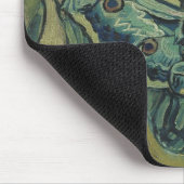 Green Peacock (Kaiser) Moth von Vincent van Gogh Mousepad (Ecke)