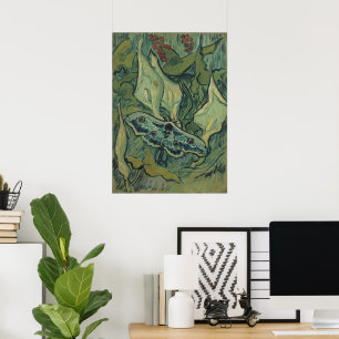 Green Peacock (Kaiser) Moth von Vincent van Gogh Poster