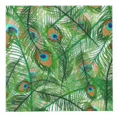 Green Peacock Pattern Würfel (Rechts)