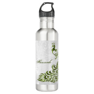 Green Peacock Personalisiert Water Flasche Edelstahlflasche