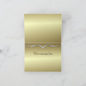 Green Peacock Wedding danke Ihnen Karten (Innenseite)