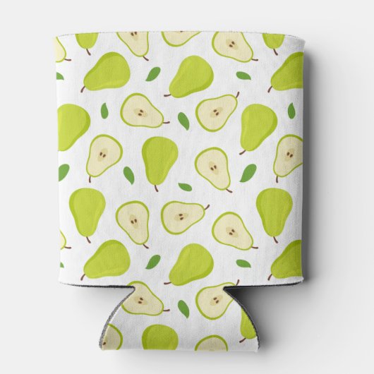 Green Pear Muster Dosenkühler (Rückseite)