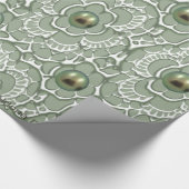 Green Pearl Pattern Geschenkverpackung Geschenkpapier (Ecke)