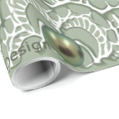 Green Pearl Pattern Geschenkverpackung Geschenkpapier (Rolleneckpunkt)