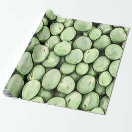 Green Pees Pills Muster Mix Geschenkpapier