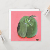 Green Pepper Karte (Vorderseite/Rückseite Beispiel)