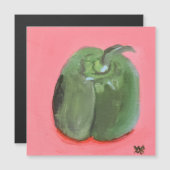 Green Pepper Magnetkarte (Vorne/Hinten)
