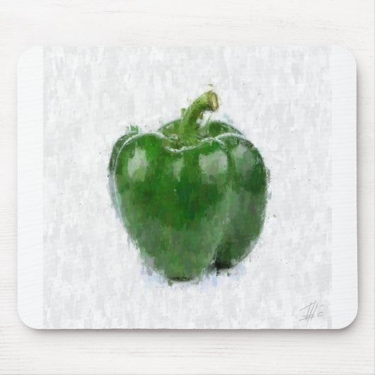 Green Pepper Mousepad (Vorne)