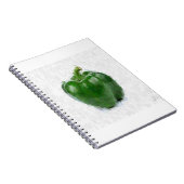 Green Pepper Notizblock (Rechte Seite)