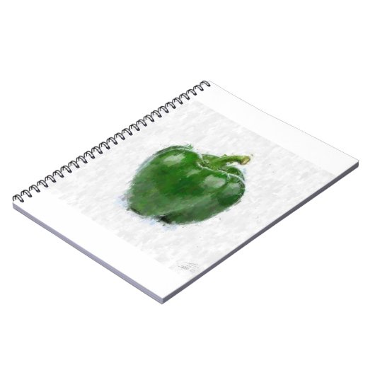 Green Pepper Notizblock (Linke Seite)