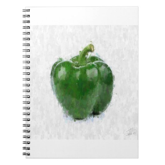Green Pepper Notizblock (Vorderseite)
