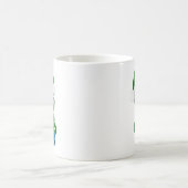 Green Peppermint Candy Cane Kaffeetasse (Mittel)