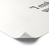 Green Peridot Gem Crystal Meaning Card Poster (Ecke)