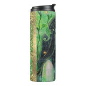 Green Peridot mermaid von Renee Lavoie Thermosbecher (Nach links gedreht)