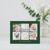 Green Personalisiert 6 Fotos Universell Gruß Postkarte (Stehend Vorderseite)