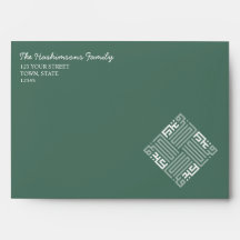 Green Personalisiert Arabisch Eid Mubarak