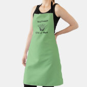 Green Personalisiert King of Bark Funny Apron Schürze (InSitu)