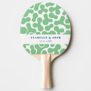 Green Personalisiert Ping Pong Paddle Tischtennis Schläger