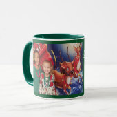 Green Personalize Foto Template Geschenk Kaffee Ta Tasse (Vorderseite Links)
