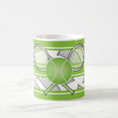 Green Personalize Tennis Kaffeetasse (Mittel)