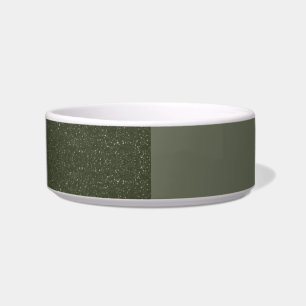 Green-Pet-Bowl mit zwei Tonen-Moos - individuell a Napf