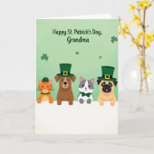 Green Pet Parade Grandma Card Karte (Gelbe Blume)