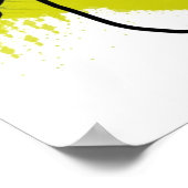 Green Petals Art Print Poster (Ecke)