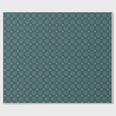 Green-Petrol-Logo Geschenkpapier (Flach)