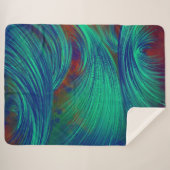 Green - Phoenix Feathers Sherpadecke (Vorderseite (Horizontal))
