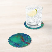 Green Phoenix Feathers Untersetzer (Vor Ort)